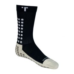 Skarpety piłkarskie TRUsox Mid-Calf Cushion. Czarne skarpetki męskie Trusox, bez wzorów. Za 189.50 zł.