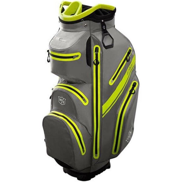 Torba golfowa Wilson Staff Exo Dry Szary. Szare torebki klasyczne damskie Wilson Staff, bez wzorów, bez dodatków. Za 1,546.95 zł.