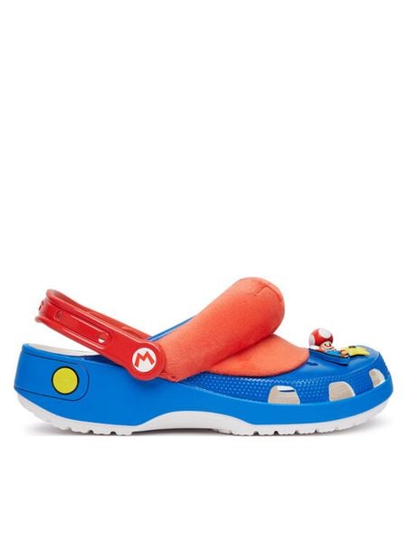 Crocs Klapki Mario Classic Clog 212134 Niebieski. Niebieskie klapki i japonki męskie Crocs, z tworzywa sztucznego. Za 299.99 zł.