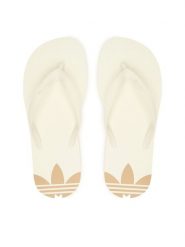 Adidas Japonki Adi Sun Thongs JQ2494 Kremowy. Białe klapki damskie Adidas, bez wzorów, z syntetyku, bez obcasa. Za 89.99 zł.