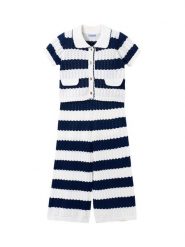 Mayoral Komplet sweter i spodnie materiałowe 3595 Granatowy Regular Fit. Niebieskie spodnie dziewczęce Mayoral, bez wzorów, z bawełny, bez kołnierzyka. Za 209.99 zł.