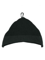 Rento Czapka "Kenno" w kolorze czarno-zielonym do sauny - 39 x 30 cm rozmiar: onesize. Czarne czapki męskie Rento, bez wzorów, z bawełny. Za 43.99 zł.