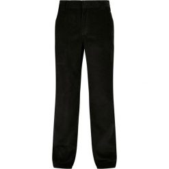 Spodnie sztruksowe Urban Classics Workwear. Czarne spodnie materiałowe męskie Urban Classics, bez wzorów, z bawełny. Za 221.20 zł.