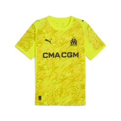 Męska koszulka bramkarska Olympique Marsylia 25/26 PUMA Yellow Alert Black. Czarne t-shirty sportowe męskie Puma, m, z tkaniny, bez ramiączek, do piłki nożnej. Za 439.00 zł.