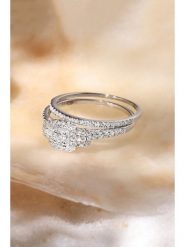 Maison héritage PARIS Złoty pierścionek z diamentami rozmiar: 56. Szare pierścionki damskie maison héritage PARIS, z diamentem, złote. Za 3,784.99 zł.