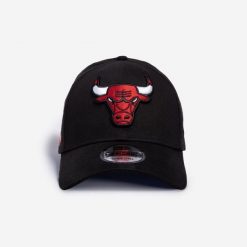 Czapka z daszkiem do koszykówki NBA New Era Chicago Bulls. Czapki męskie New Era, z aplikacjami, z bawełny, eleganckie. Za 119.99 zł.