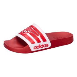 Klapki adilette Arsenal 2025/26. Białe klapki i japonki męskie Adidas, z materiału. Za 119.99 zł.