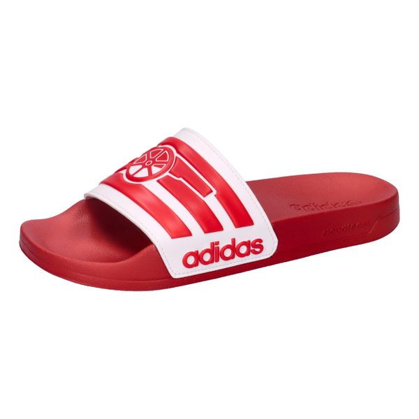 Klapki adilette Arsenal 2025/26. Białe klapki i japonki męskie Adidas, z materiału. Za 119.99 zł.
