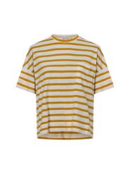 Marc O'Polo Koszulka damska Kobiety Bawełna żółty|biały w paski, S. Białe t-shirty damskie Marc O´Polo, s, bez wzorów, z bawełny, bez kołnierzyka. Za 299.95 zł.