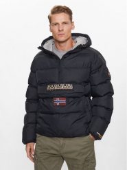 Napapijri Kurtka zimowa Rainforest NP0A4HMA Czarny Regular Fit. Czarne kurtki męskie Napapijri, na zimę, m, bez wzorów, z syntetyku, bez kaptura. Za 1,049.00 zł.