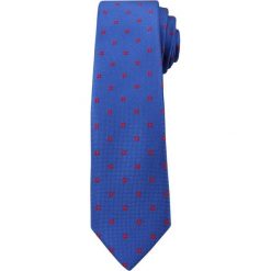 Krawat Męski, Niebieski w Groszki - Angelo di Monti. Niebieskie krawaty i muchy męskie Angelo di Monti, bez wzorów. Za 45.00 zł.