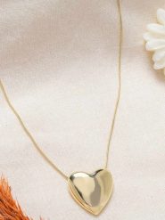 Lodie Silver Pozłacany naszyjnik z elementem ozdobnym - dł. 42 cm rozmiar: onesize. Szare naszyjniki damskie Lodie Silver, metalowe. Za 73.99 zł.