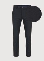 PAKO LORENTE – Spodnie męskie czarne P22WF-WX-006-C-S. Czarne spodnie materiałowe męskie Pako Lorente, bez wzorów, z elastanu, casualowe. Za 169.99 zł.