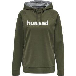 Damska bluza z kapturem Hummel Hmlgo Logo. Brązowe bluzy z kapturem damskie HUMMEL, s, z polaru. Za 212.90 zł.