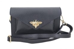 Listonoszka skórzana BARBERINI'S 955-1. Czarne shopper bag damskie Barberinis, bez wzorów, ze skóry, bez dodatków. Za 209.99 zł.