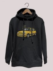 Renault 5 — bluza (Rozmiar: 7 - 8 lat; Kolor bluzy: czarny; Rodzaj nadruku: Renault 5). Czarne bluzy z kapturem męskie nikiniki, z bawełny. Za 129.00 zł.
