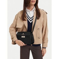 Torebka Beverly Hills Polo Club. Czarne listonoszki damskie Beverly Hills Polo Club, bez wzorów, bez dodatków. Za 179.99 zł.