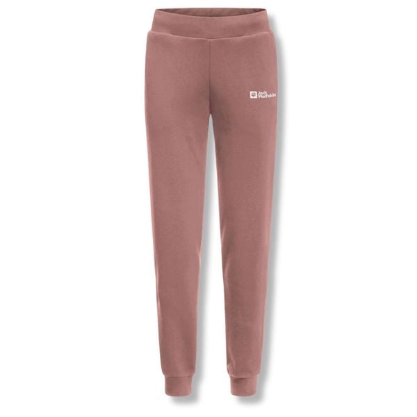 Spodnie turystyczne damskie Jack Wolfskin Essential. Czerwone spodnie materiałowe damskie Jack Wolfskin, bez wzorów, z bawełny. W wyprzedaży za 184.00 zł.