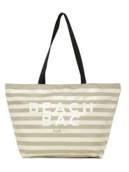 Lucky Bees Torba plażowa w kolorze beżowym - 53 x 34 x 18 cm rozmiar: onesize. Brązowe torebki klasyczne damskie Lucky Bees, bez wzorów, z materiału, bez dodatków. Za 130.99 zł.