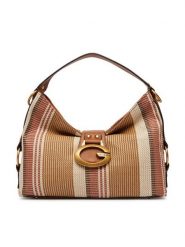 Guess Torebka Camden HWAB93 08180 Brązowy. Brązowe torebki klasyczne damskie Guess, z aplikacjami, z materiału, bez dodatków. Za 679.99 zł.