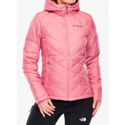 Kurtka ocieplana damska Columbia Heavenly Hooded Jacket. Czerwone kurtki damskie Columbia, bez wzorów, bez kaptura. Za 423.99 zł.