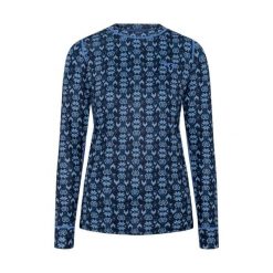 Damska koszulka termoaktywna Kari Traa Fryd. Niebieskie bielizna termoaktywna damska Kari Traa, bez wzorów. Za 297.50 zł.