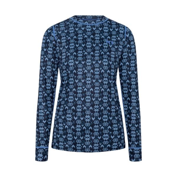 Damska koszulka termoaktywna Kari Traa Fryd. Niebieskie bielizna termoaktywna damska Kari Traa, bez wzorów. Za 297.50 zł.