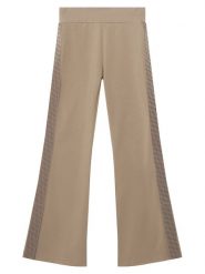 EA7 Emporio Armani Spodnie dresowe 7G000250 AF12484 U6100 Beżowy ciemny Flare Fit. Brązowe spodnie dziewczęce EA7 Emporio Armani, z bawełny. Za 419.99 zł.