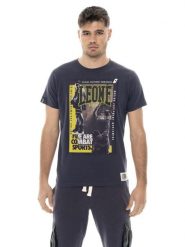 Kurzärmeliges Herren-T-Shirt aus Baumwolle mit Leone 1947 Graphics-Aufdruck. Szare t-shirty męskie LEONE 1947 APPAREL, l, bez wzorów, z bawełny, bez kołnierzyka. Za 147.35 zł.