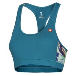 Biustonosz dla kobiet Ocun Misty blue. Niebieskie biustonosze sportowe damskie Ocun, bez wzorów. Za 215.50 zł.