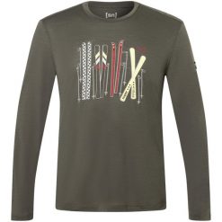Koszulka z długim rękawem męska SUPER.NATURAL M Fourski LS. Zielone koszulki męskie z długim rękawem Super.natural, m. Za 349.99 zł.