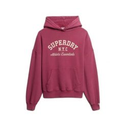 Bluza damska z kapturem Superdry Athletic Essentials Relax. Czerwone bluzy sportowe damskie Superdry., m, z materiału. Za 301.95 zł.