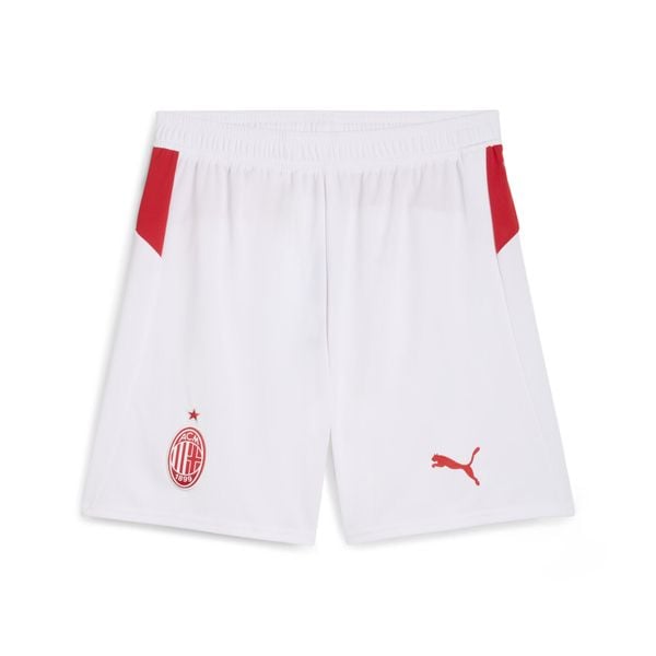 Męskie szorty AC Milan 25/26 PUMA. Białe szorty męskie Puma, bez kołnierzyka. Za 199.00 zł.