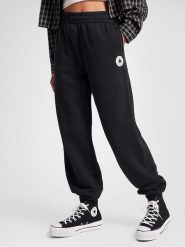 Converse Spodnie dresowe w kolorze czarnym rozmiar: L. Czarne spodnie dresowe damskie Converse, l, bez wzorów, z dresówki. Za 206.42 zł.