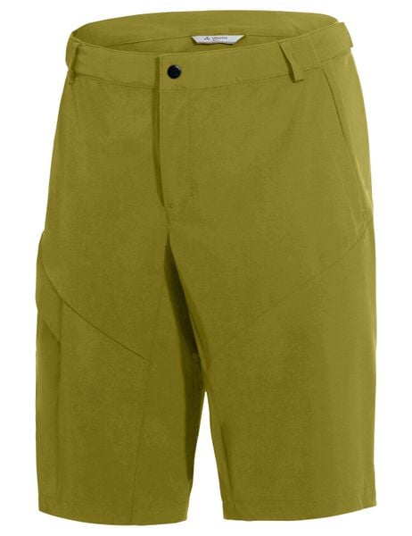 Spodenki rowerowe z wkładką M Tamaro Shorts III. Zielone szorty męskie Vaude, na lato, bez wzorów, z materiału. Za 469.00 zł.