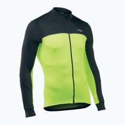 Bluza rowerowa męska Northwave Force 2 Jersey. Czarne bluzy bez kaptura męskie Northwave, bez wzorów, z jersey, sportowe, bez kołnierzyka, bez ramiączek. Za 320.00 zł.