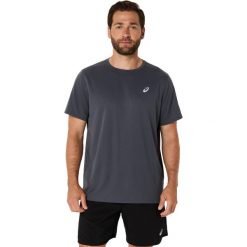 Koszulka Asics Core. Szare t-shirty sportowe męskie Asics, l, z materiału, bez ramiączek, do biegania. Za 147.15 zł.