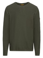Camel Active Sweter w kolorze khaki rozmiar: L. Brązowe swetry męskie Camel Active, l, bez wzorów, z bawełny, bez kołnierzyka. Za 193.24 zł.