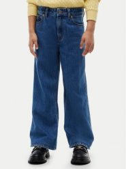 Tommy Hilfiger Jeansy Mabel KG0KG09421 Granatowy Wide Leg. Niebieskie spodnie dziewczęce Tommy Hilfiger, z bawełny. Za 249.99 zł.