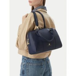 Torebka Beverly Hills Polo Club. Niebieskie torebki klasyczne damskie Beverly Hills Polo Club, bez wzorów, bez dodatków. Za 219.99 zł.
