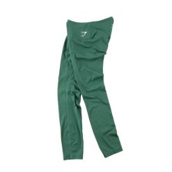 Second life - Gymshark legginsy damskie do jogi zielone - Jak nowy. Zielone legginsy sportowe damskie Gymshark, l, bez wzorów, z tkaniny, na fitness i siłownię. Za 106.46 zł.