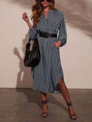 LA Angels Sukienka w kolorze szaro-czarnym rozmiar: M. Czarne sukienki damskie LA Angels, m, bez wzorów, bez kołnierzyka, bez ramiączek, maxi. Za 173.99 zł.