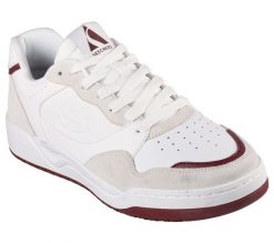 Buty sportowe Sneakersy męskie, Skechers Koopa-Volley Low Lifestyle. Białe buty sportowe na co dzień męskie Skechers, z materiału, bez zapięcia, trekkingowe. Za 279.99 zł.