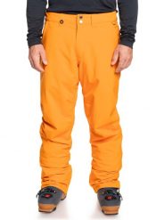 Spodnie do sportów zimowych męskie ESTATE. Brązowe spodnie materiałowe męskie Quiksilver, bez wzorów, z materiału, sportowe. Za 499.99 zł.
