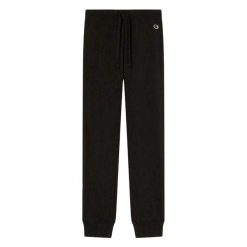 Spodnie Do Joggingu Damskie Prążkowane Ściągacze. Czarne spodnie materiałowe damskie CHAMPION, bez wzorów, prążkowane, sportowe. Za 229.99 zł.