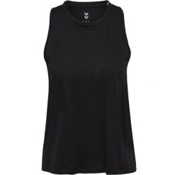 Damski tank top Hummel Canja. Czarne topy sportowe damskie HUMMEL, m, bez wzorów, bez ramiączek. Za 149.00 zł.