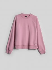 4F Bluza dresowa loose bez kaptura damska - różowa S. Czerwone bluzy bez kaptura damskie 4f, l, z bawełny. Za 129.99 zł.