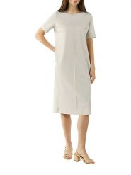 S.Oliver Sukienka w kolorze beżowym rozmiar: 34. Brązowe sukienki damskie S.Oliver, na co dzień, s, bez wzorów, bez kołnierzyka, bez ramiączek, midi, proste. Za 121.80 zł.