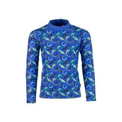 Beco Ocean Dino rashguard dla dzieci niebieski. Niebieskie koszulki dziewczęce 47 Brand, l, bez wzorów, z elastanu, bez ramiączek. Za 226.99 zł.