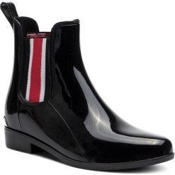 Kalosze LAUREN RALPH LAUREN - Tally II 802740795002 Black. Czarne kalosze damskie Lauren Ralph Lauren, bez wzorów, z materiału. W wyprzedaży za 299.00 zł.